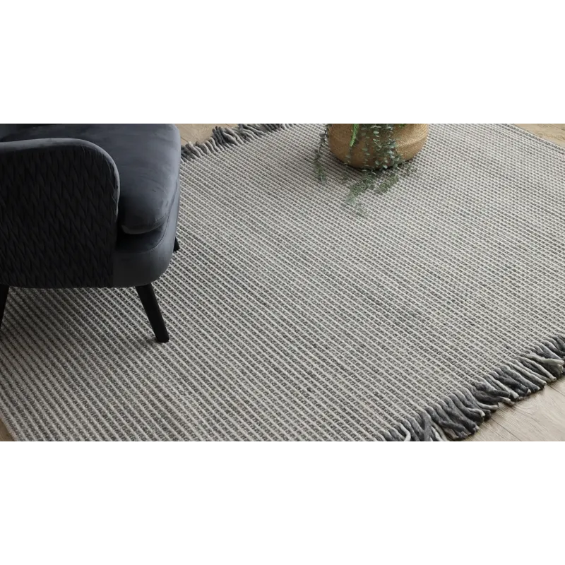 Covor lână TAHAR 99003F crem gri