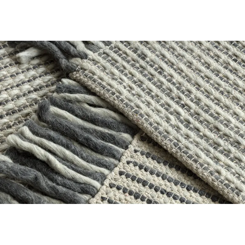 Covor lână TAHAR 99003F crem gri