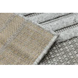 Covor SANTO geometric gri Sisal
