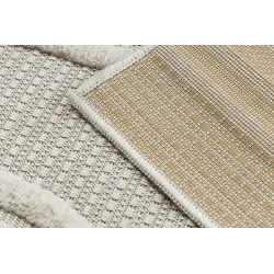 Covor SANTO geometric alb Sisal Premium