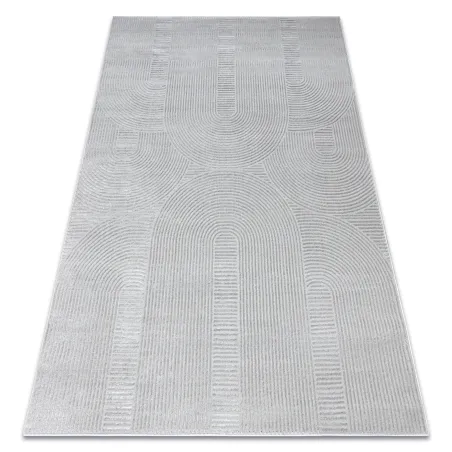 Covor geometric BALANCE 9086 gri, design modern, structural