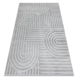 Covor geometric BALANCE 1918 gri, design modern pentru interior