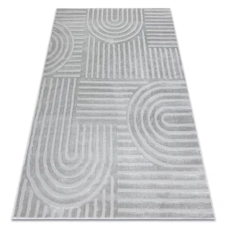 Covor geometric BALANCE 1918 gri, design modern pentru interior