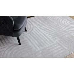 Covor BALANCE 1918 gri, perfect pentru decorarea livingului
