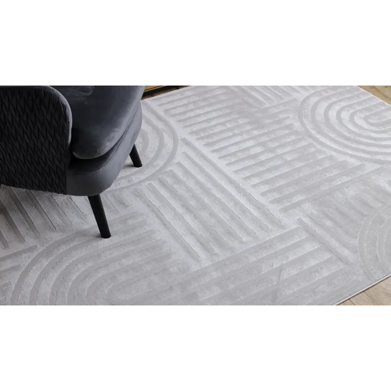 Covor BALANCE 1918 gri, perfect pentru decorarea livingului