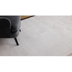 Covor BALANCE 8788 crem, design modern cu motive geometrice pentru interioare contemporane