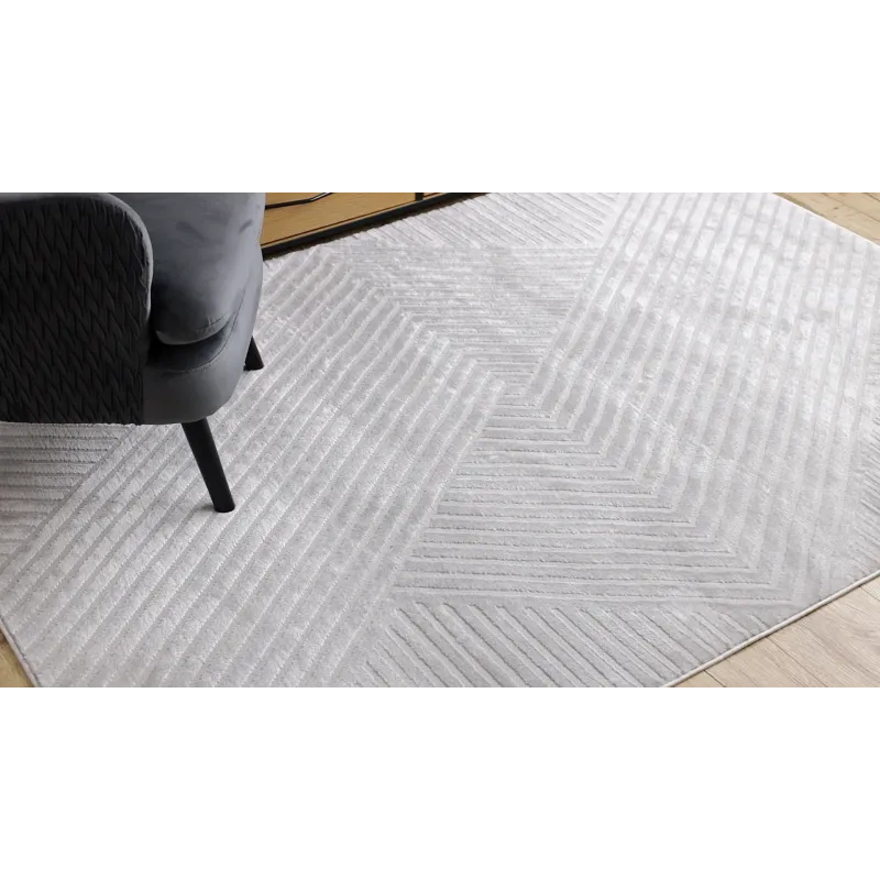 Covor modern BALANCE 1503 gri, perfect pentru interioare elegante