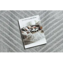 Covor BALANCE 1503 gri, texturat, adaugă glamour în decorul casei