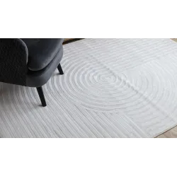 Covor BALANCE 1921 crem - model geometric pentru decor modern