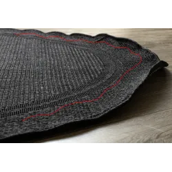 Covor TIMO 5979 Rotund 200cm Negru
