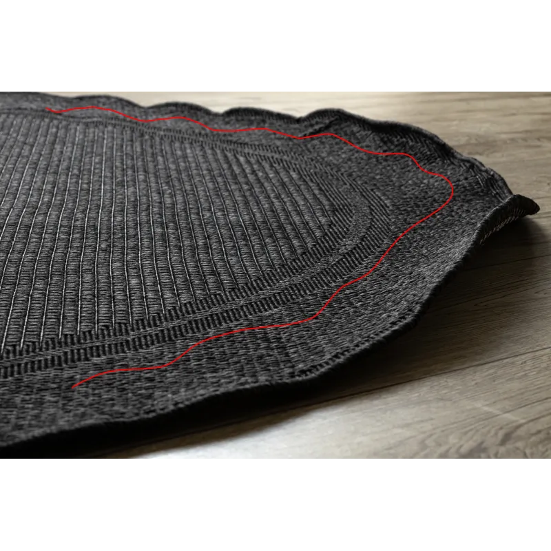 Covor TIMO 5979 Rotund 200cm Negru