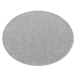 Covor TIMO 5979 rotund CONIC SISAL outdoor ramă gri deschis - 2 GRAD