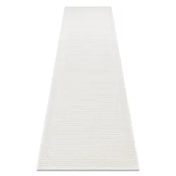 Covor TIMO 5979 ȘNURUIT SISAL outdoor ramă alb - GRADUL 2