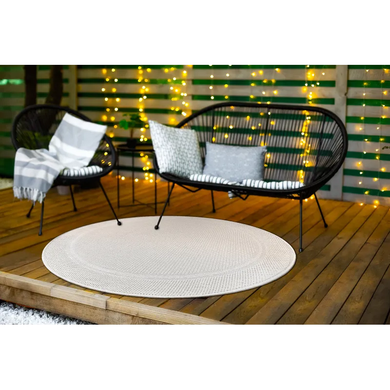 Covor TIMO 5979 exterior sisal rotund