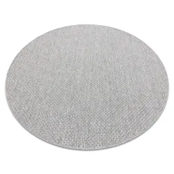 Covor TIMO 6272 cerc ȘNUR SISAL outdoor gri deschis - 2 GRAD