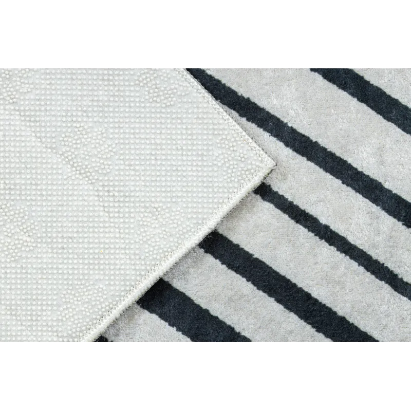 Covor lavabil ANDRE 2381 geometric gri