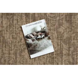 Covor din sisal FLOORLUX 20211 în nuanțe de cafea, ideal pentru interior