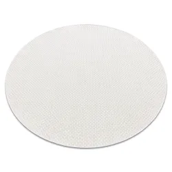 Covor TIMO 6272 circular ȘNUR SISAL outdoor alb - GRADUL 2