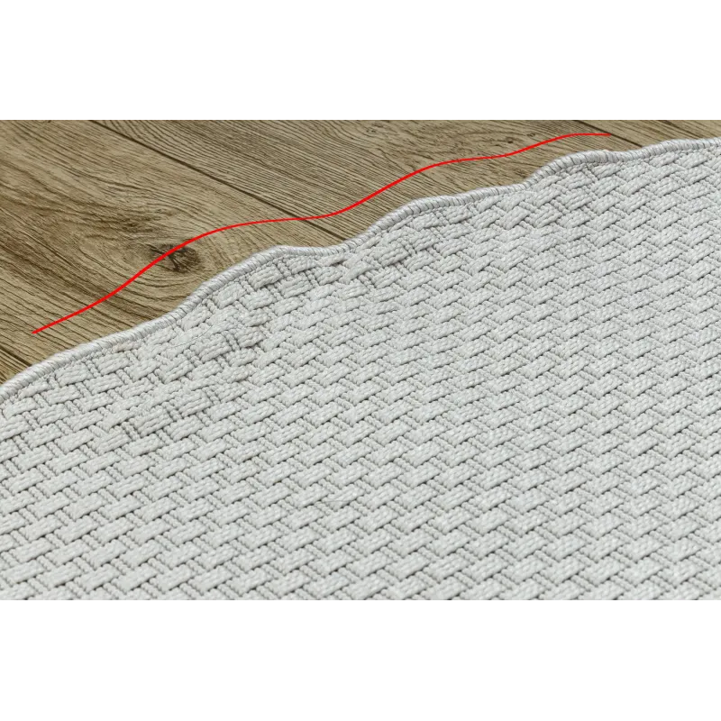 Covor rotund outdoor sisal TIMO 6272 alb