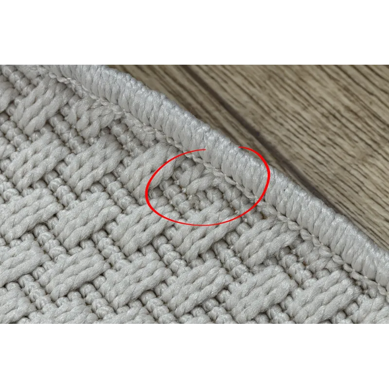 Covor rotund outdoor sisal TIMO 6272 alb