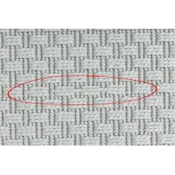 Covor rotund outdoor sisal TIMO 6272 alb