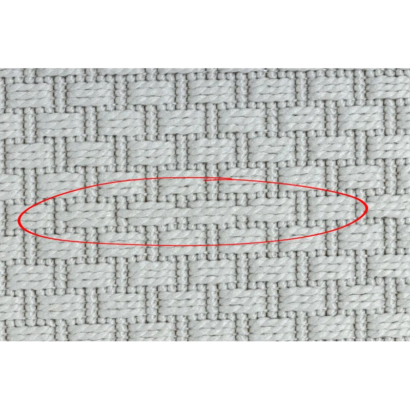 Covor rotund outdoor sisal TIMO 6272 alb