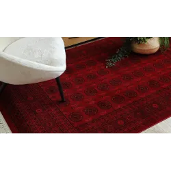 Covoare elegante negre și bordo, stil oriental