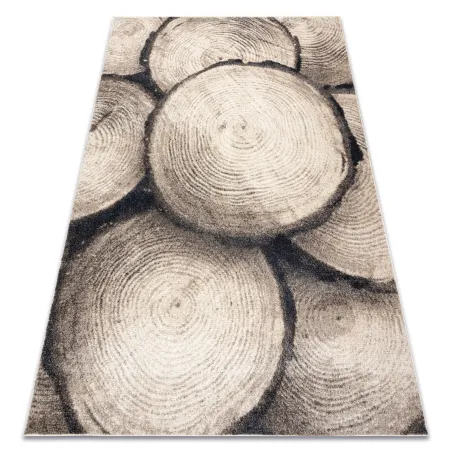 Covor modern FUSION 9612 crema bej, design abstract elegant