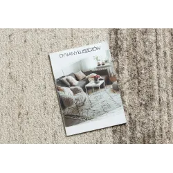 Covor modern crem și bej, decor elegant pentru interiorul casei