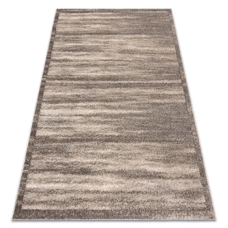 Covor FUSION 8893 bej și maro, din materiale sintetice, design modern