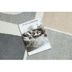 Covor FUSION 0213 cu aspect modern, textură plăcută, alb și galben