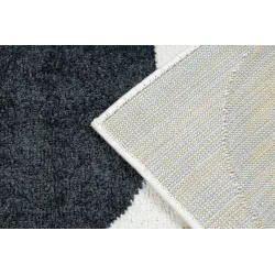 Covor FUSION 0213 ideal pentru living, design modern alb și galben