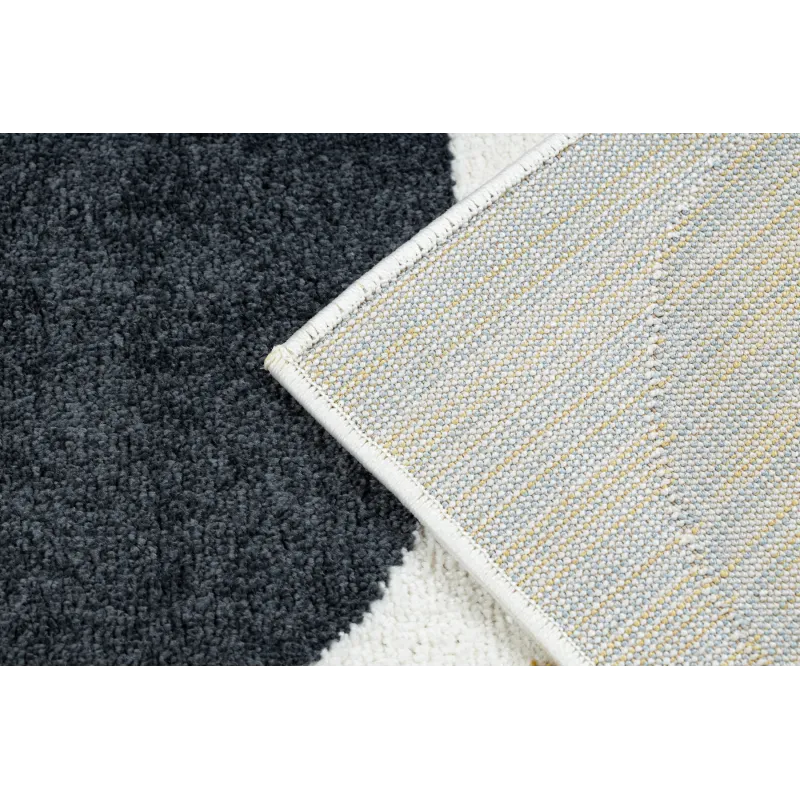 Covor FUSION 0213 ideal pentru living, design modern alb și galben
