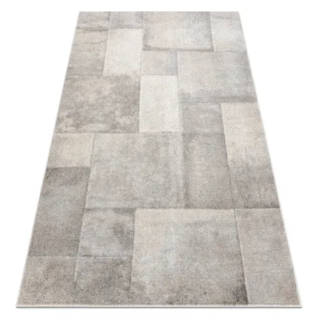 Covor geometric FUSION 1200 crem, covor modern pentru living