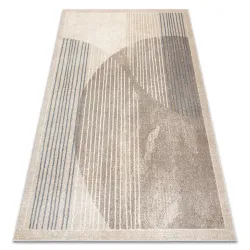 Covor FUSION 0815 Crem Bej Geometric