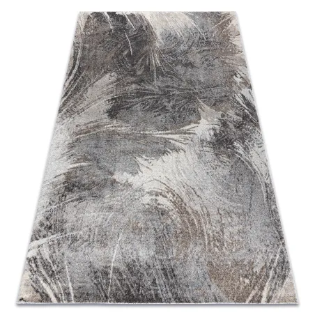 Covor FUSION 9617 gri cu geometrie modernă, design abstract, covor modern