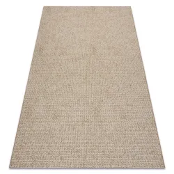 Covor din sisal de culoare bej natural, perfect pentru living