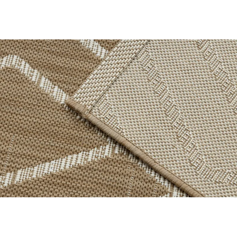 Covor sisal rezistent, design geometric, perfect pentru living sau dormitor