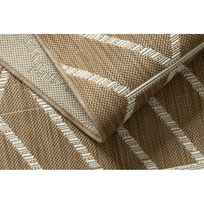 Covor sisal geometric, ideal pentru grădină sau terasă, stil natural
