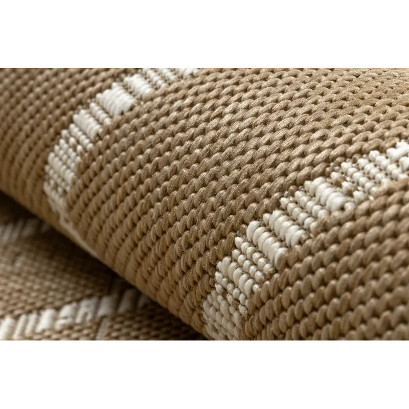 Covor sisal geometric, perfect pentru camera copiilor, material rezistent