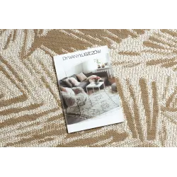 Covor din sisal bej, ideal pentru interioare moderne si primitoare