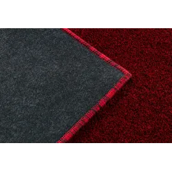 Covor ETON PLUS, textură moale în roșu și negru, pentru decor modern