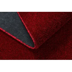 Covor ETON PLUS, ideal pentru sufragerie, roșu și negru, stil modern