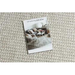 Culoare elegantă a covorului alb și bej, ideal pentru decor modern