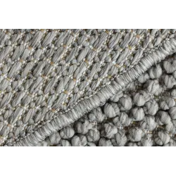 Covor moale CASABLANCA LOOP gri deschis, din material pêtuț, confortabil