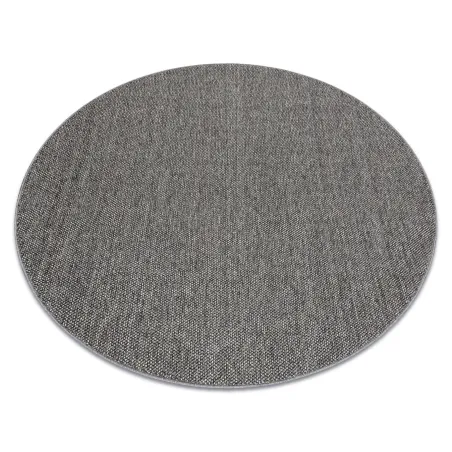 Covor dreptunghiular gri din polipropilenă, design modern pentru orice cameră