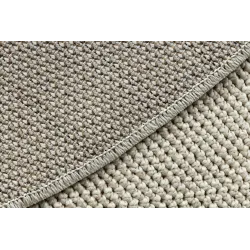 Covor crem cu textură moale, ideal pentru camere confortabile