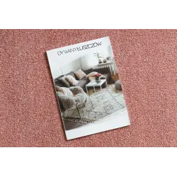 Covor unicolor roz pudră, accesoriu elegant pentru interior