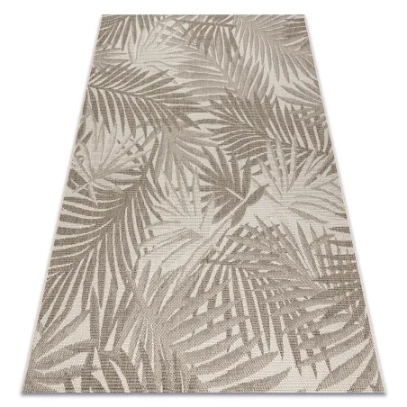Covor sisal FLOORLUX 20504 în nuanțe de champagne și gri închis, material natural