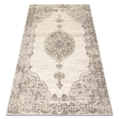 Covor din lână ABBY 486.24.LA110 cu ornament clasic gri și albastru